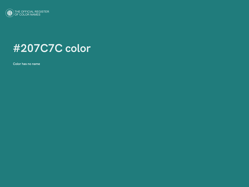 #207C7C color image