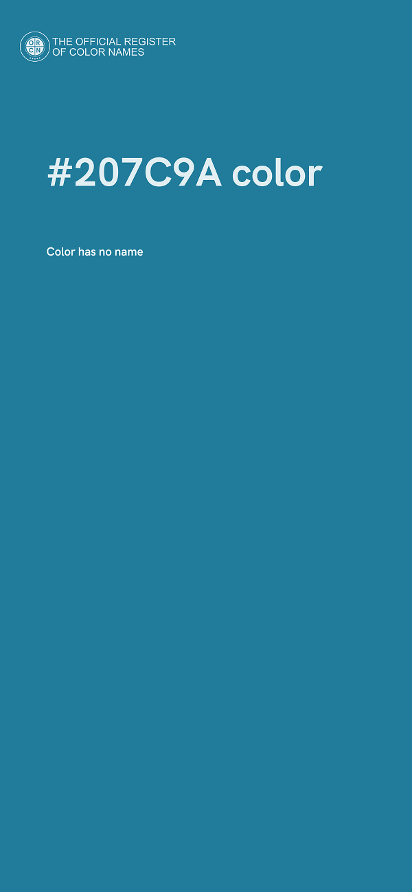 #207C9A color image