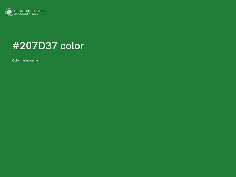 #207D37 color image