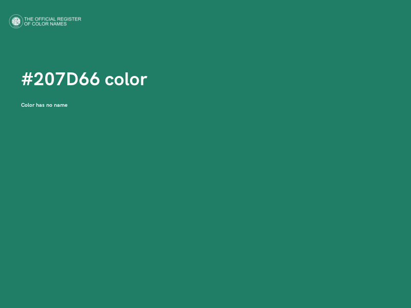 #207D66 color image