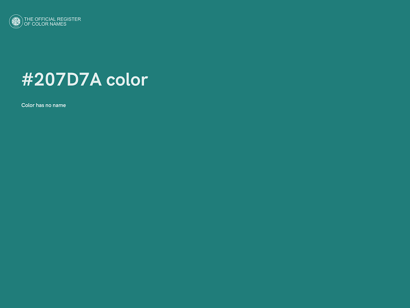 #207D7A color image