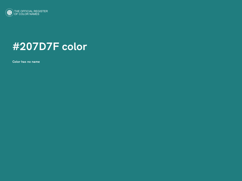 #207D7F color image