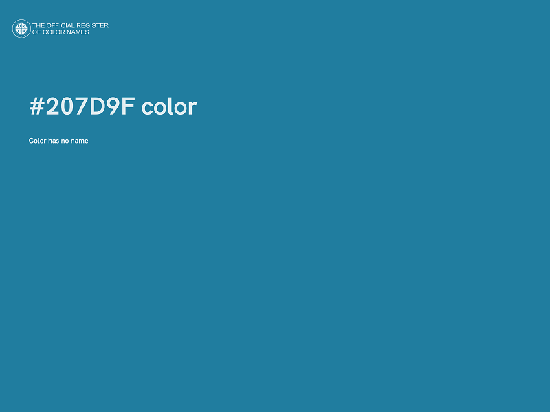 #207D9F color image