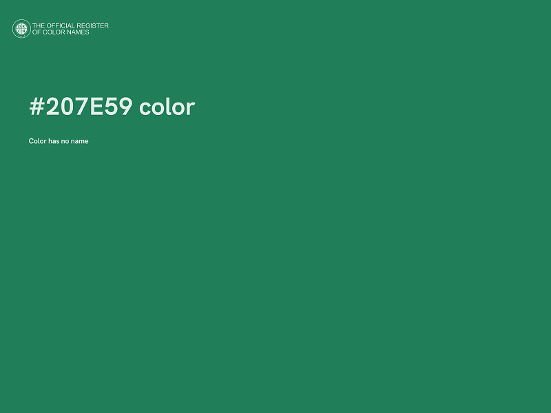 #207E59 color image