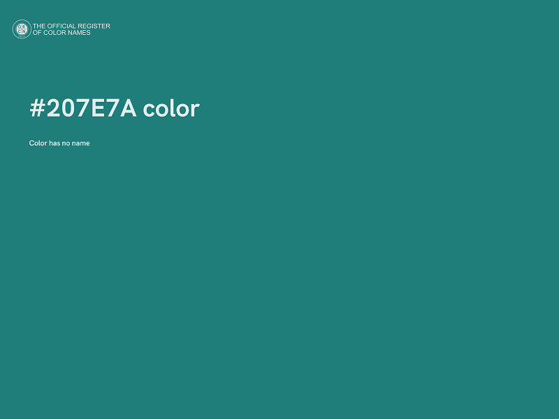 #207E7A color image