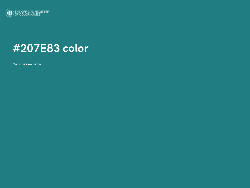 #207E83 color image