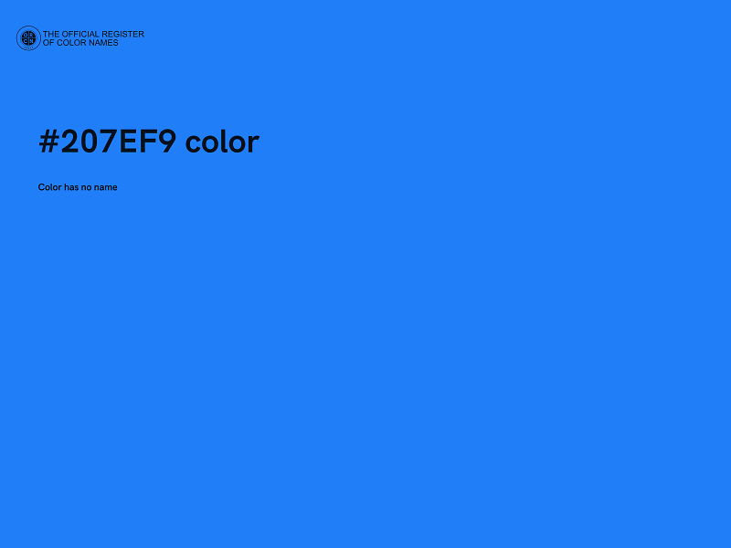 #207EF9 color image