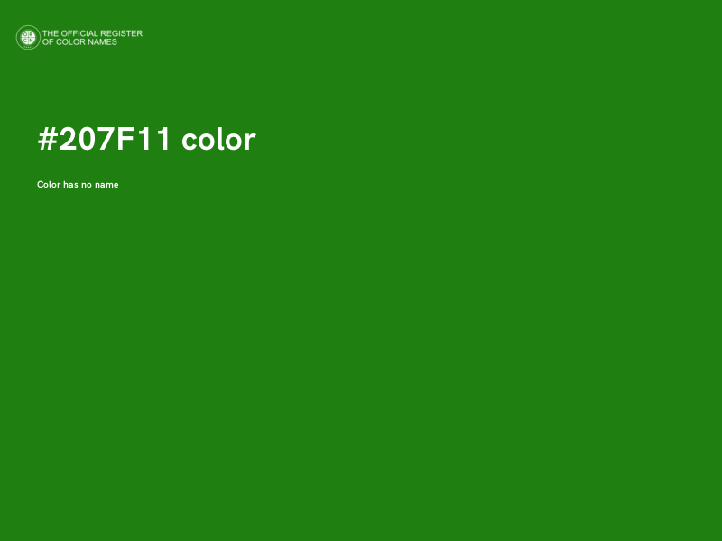 #207F11 color image