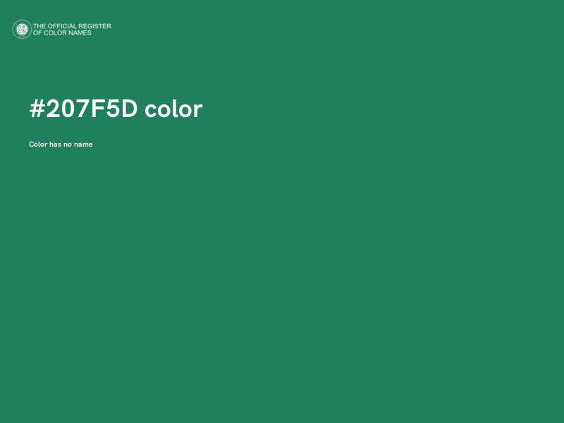 #207F5D color image
