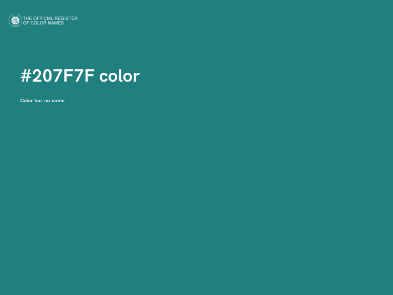 #207F7F color image