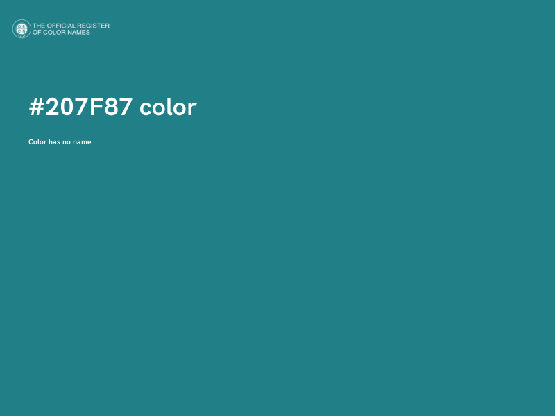 #207F87 color image