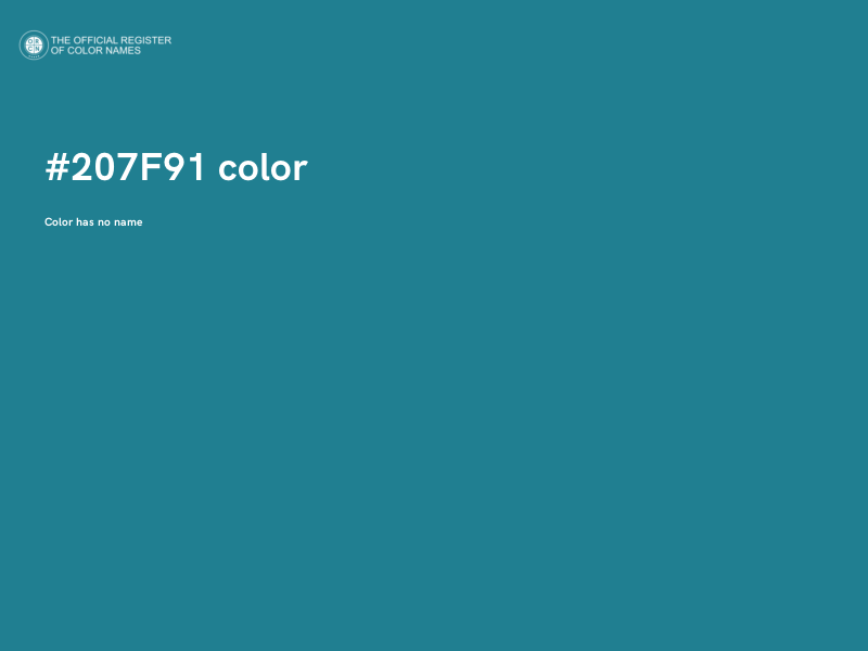 #207F91 color image