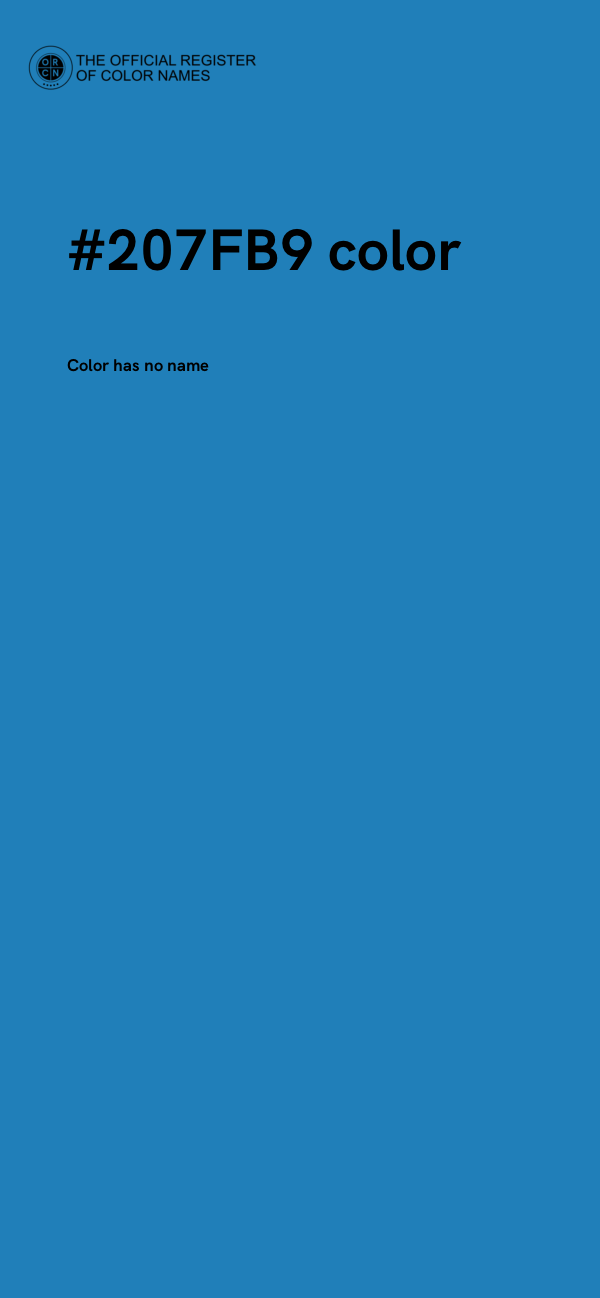 #207FB9 color image