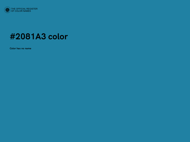 #2081A3 color image