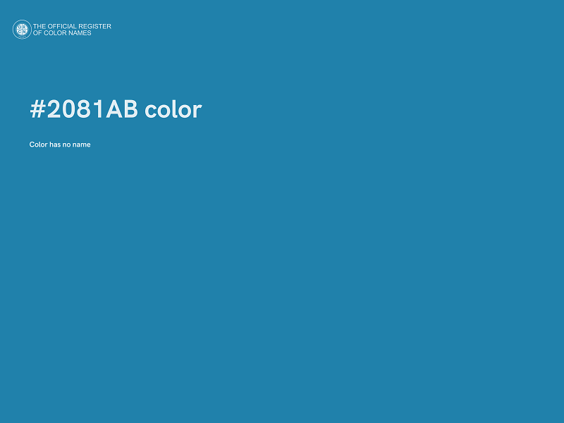 #2081AB color image