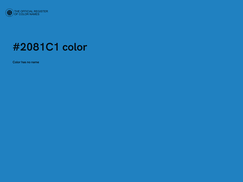 #2081C1 color image