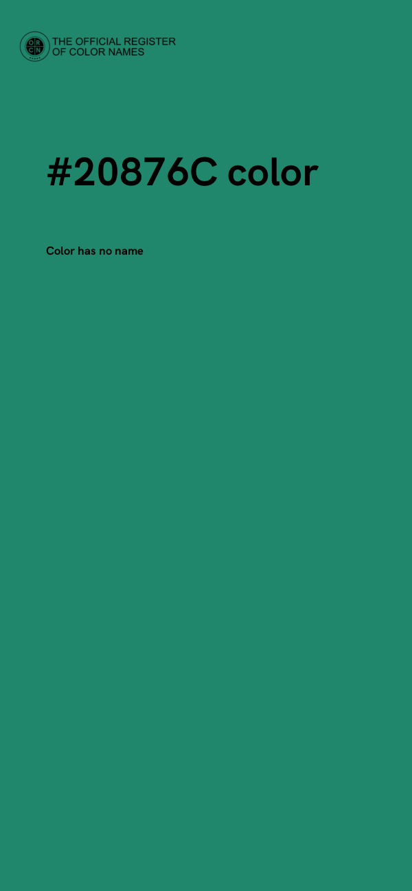 #20876C color image