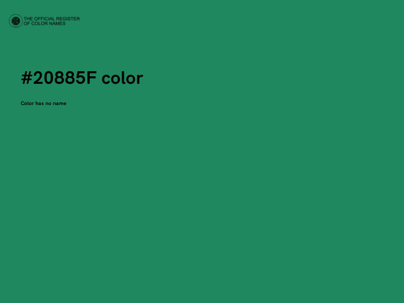 #20885F color image
