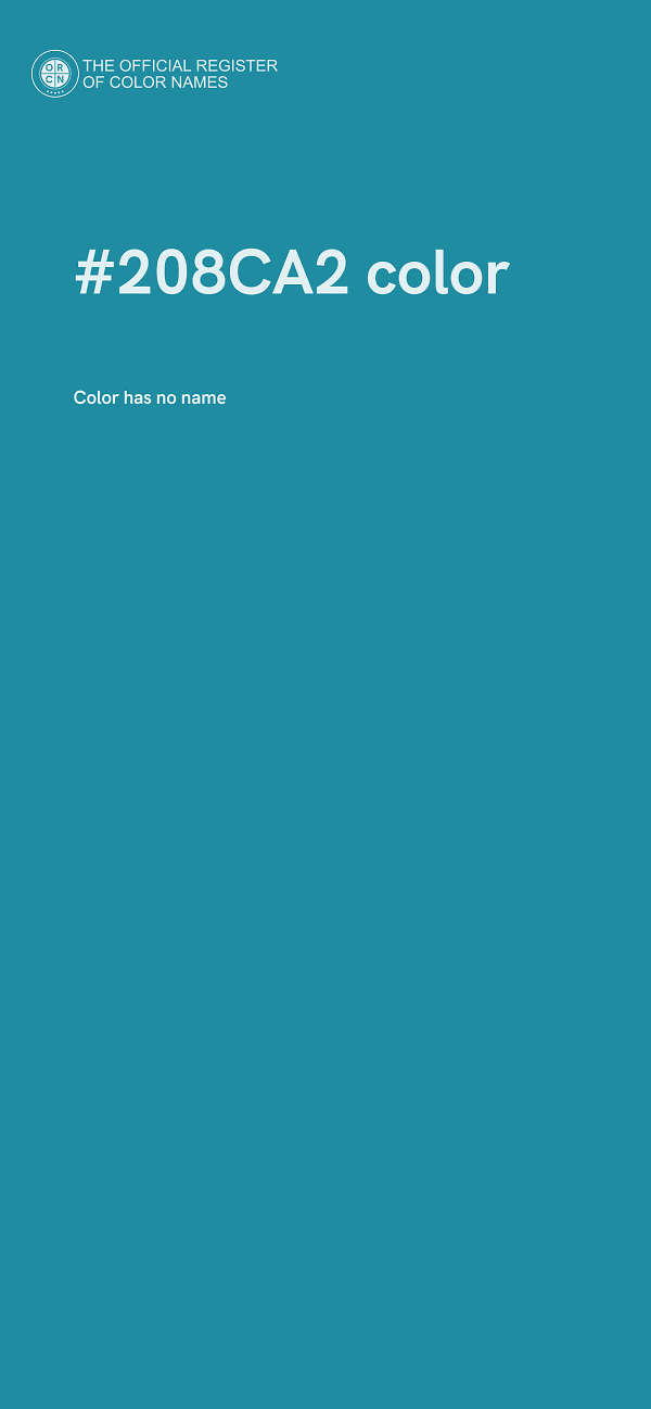 #208CA2 color image