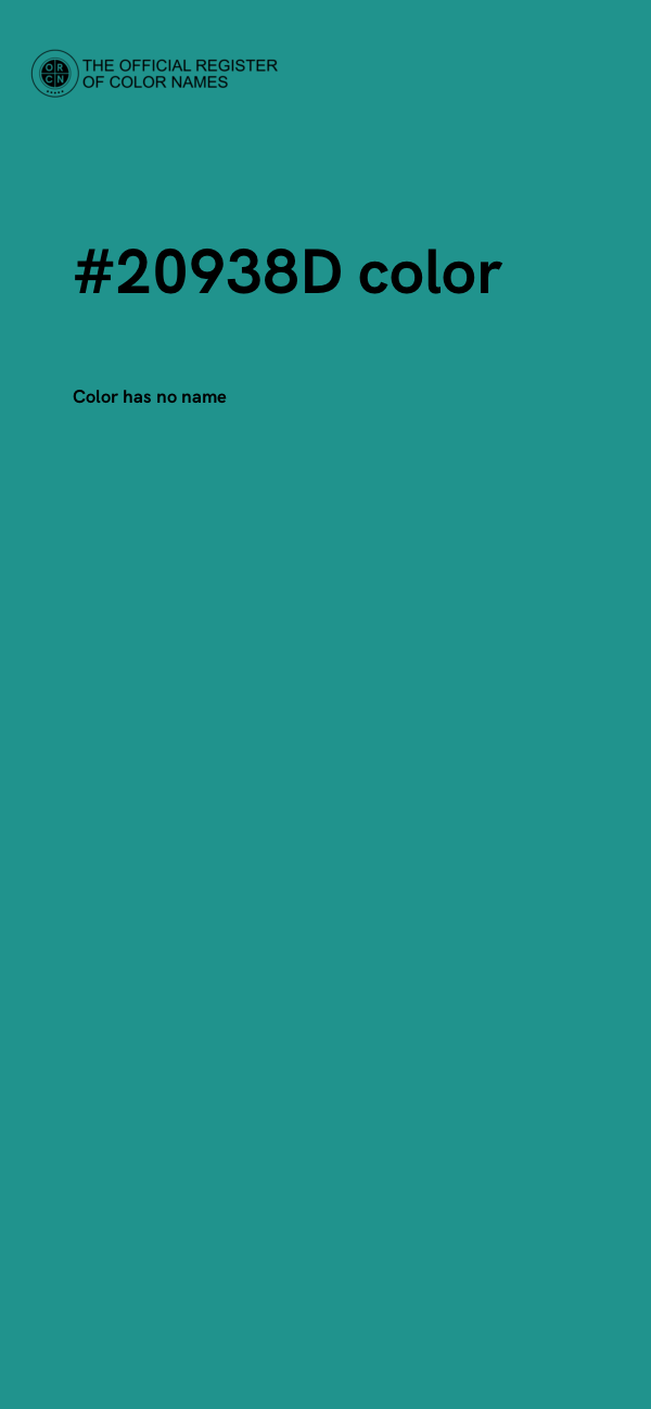 #20938D color image