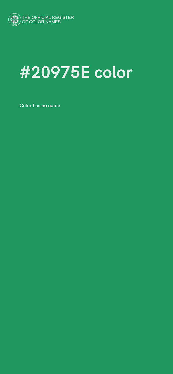 #20975E color image