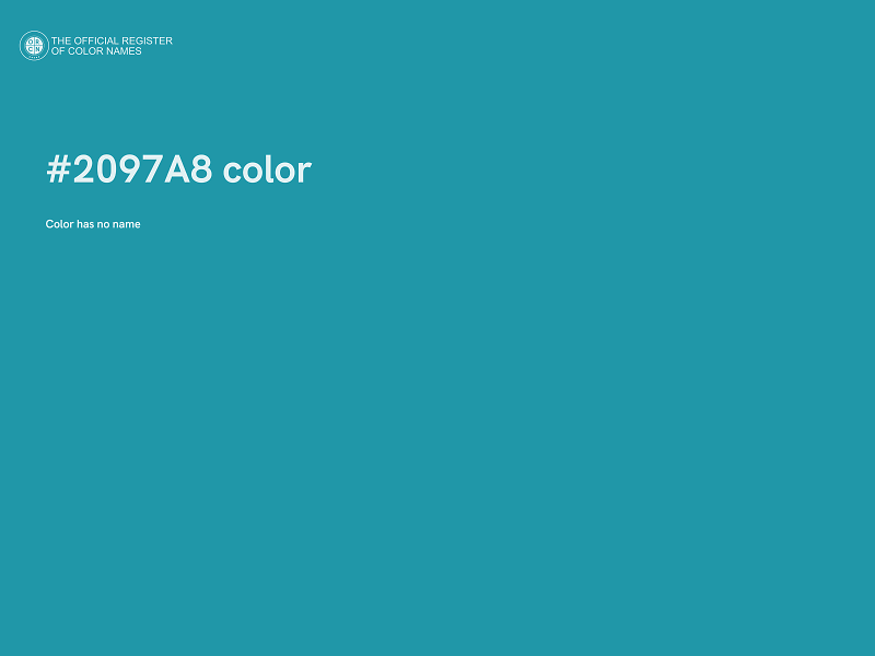 #2097A8 color image