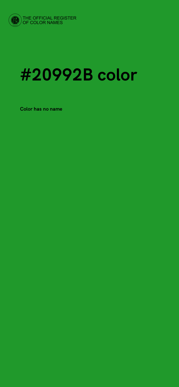 #20992B color image
