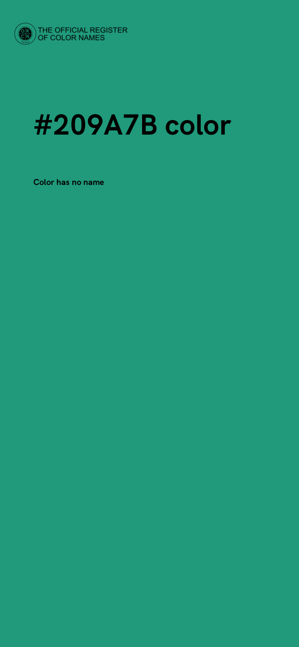 #209A7B color image