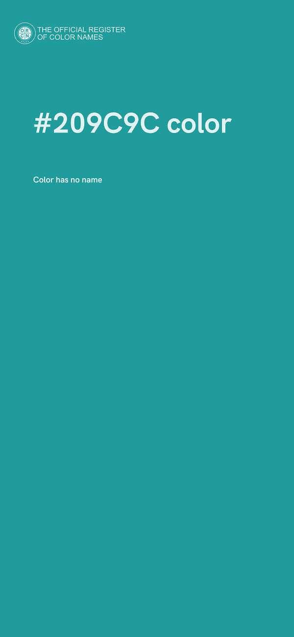 #209C9C color image