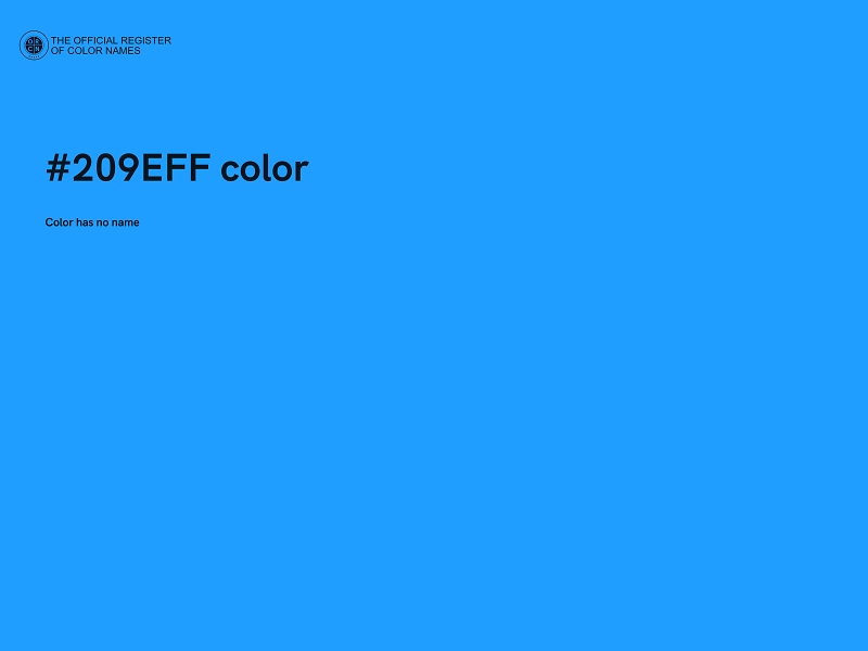 #209EFF color image