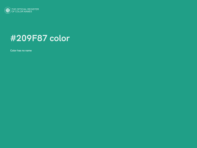 #209F87 color image