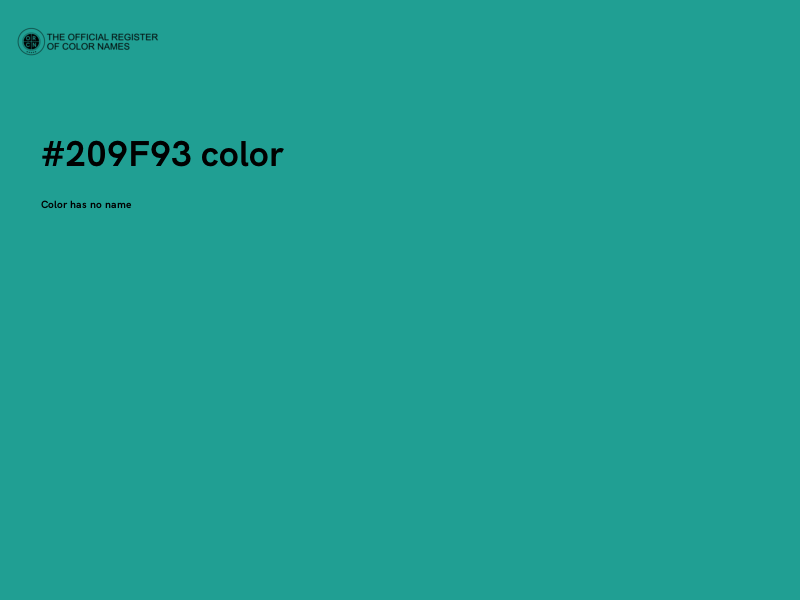#209F93 color image