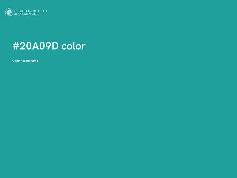#20A09D color image