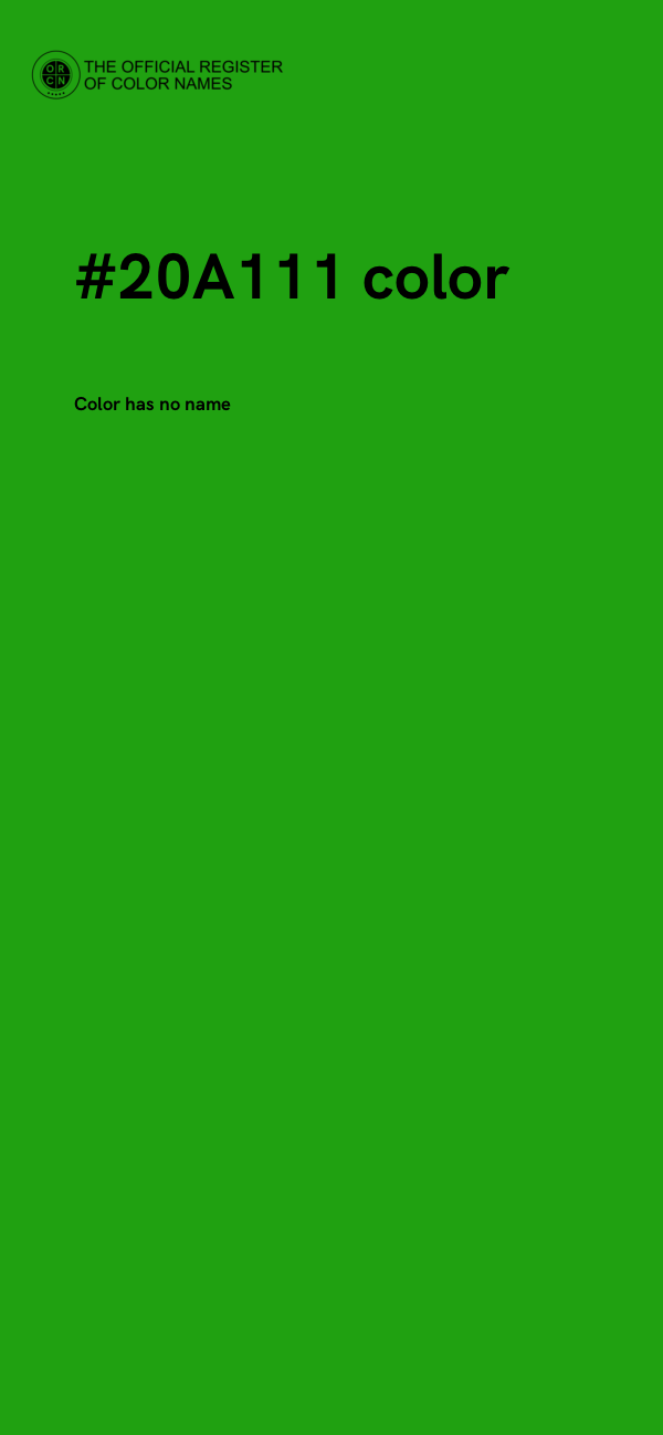 #20A111 color image