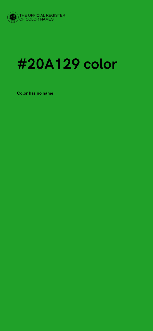 #20A129 color image