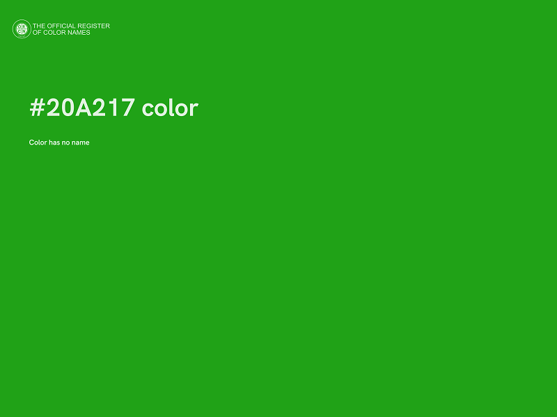 #20A217 color image