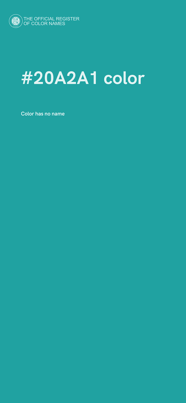 #20A2A1 color image