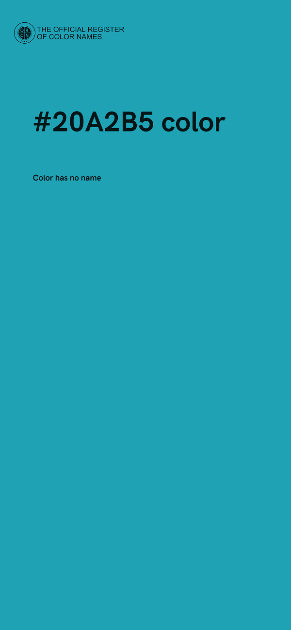 #20A2B5 color image