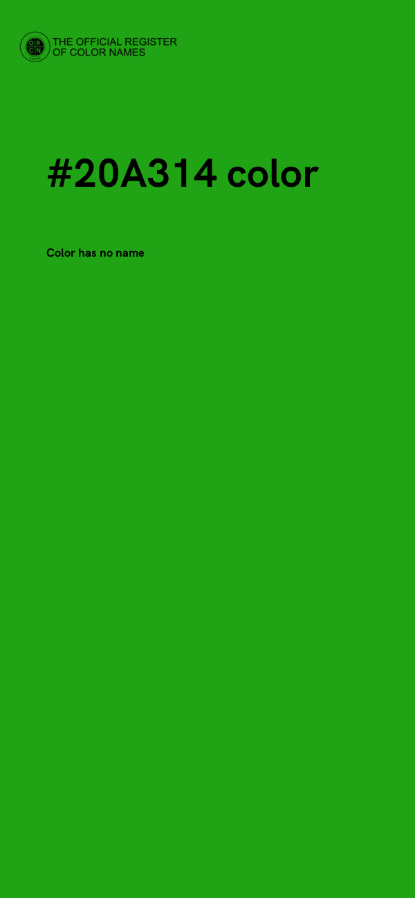 #20A314 color image
