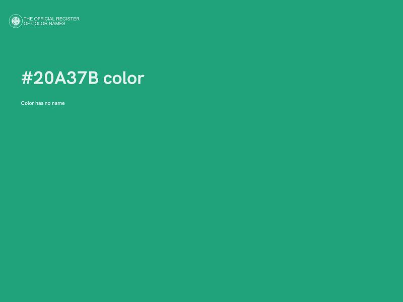 #20A37B color image
