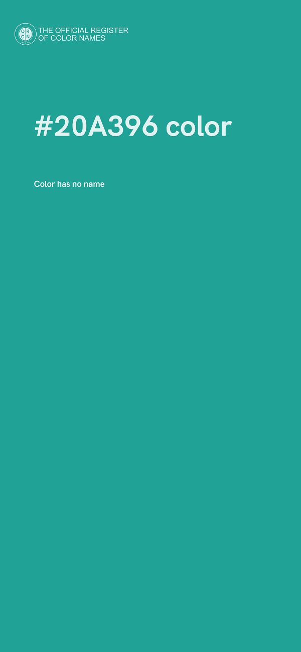 #20A396 color image