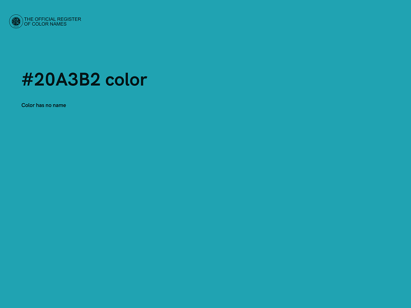#20A3B2 color image