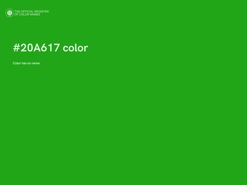 #20A617 color image