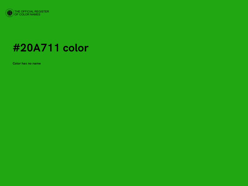 #20A711 color image