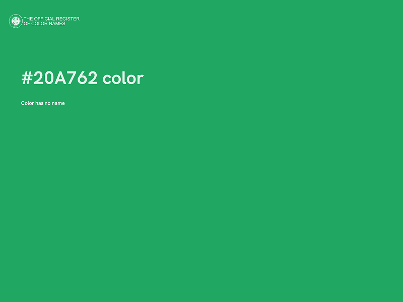 #20A762 color image