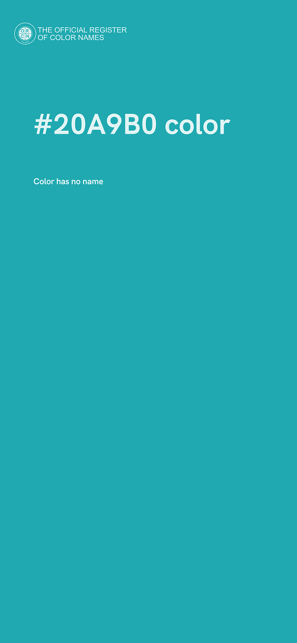#20A9B0 color image