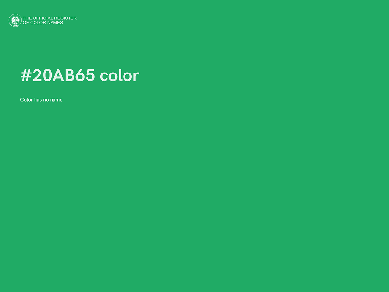 #20AB65 color image