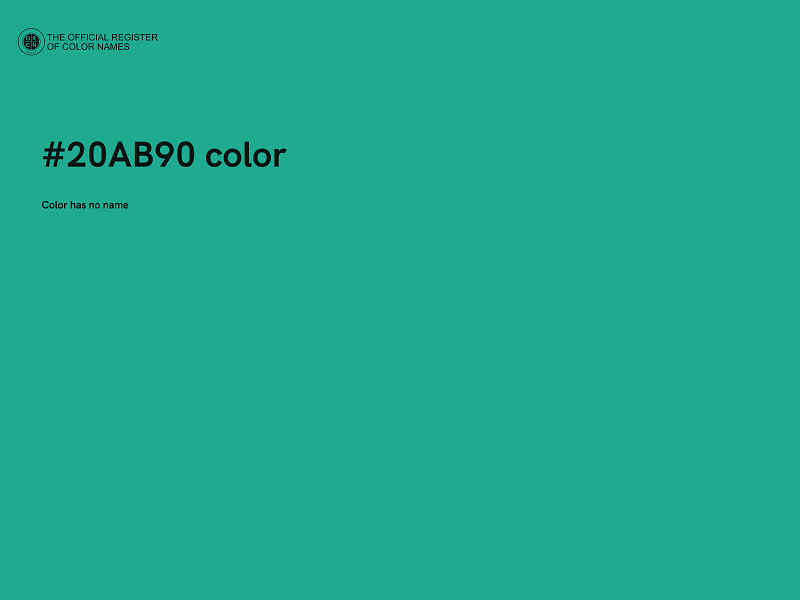 #20AB90 color image