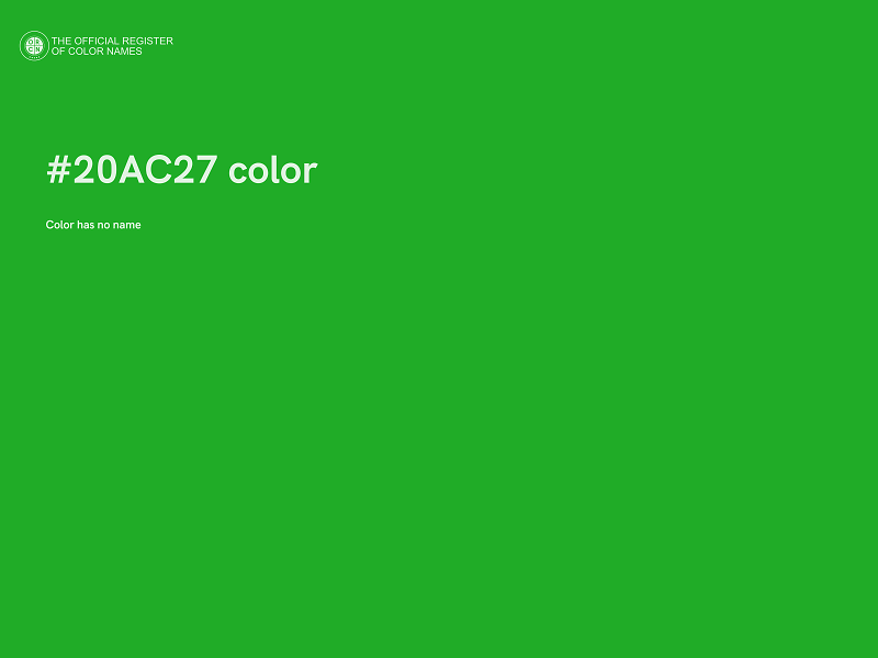 #20AC27 color image
