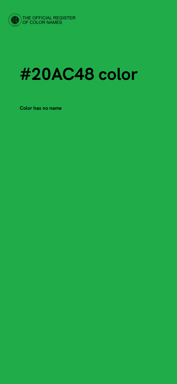 #20AC48 color image